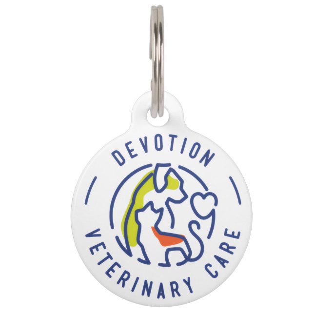 DVC Dog Tag Haustiermarke (Vorderseite)