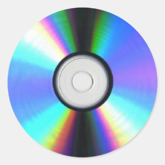 DVD-Aufkleber Runder Aufkleber