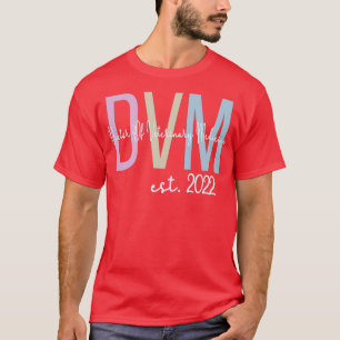 DVM 2022 Doktor der Veterinärmedizin Abschluss T-Shirt