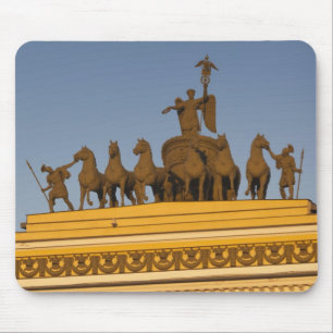 Dvortsovaya-Platz, Triumphbogen, Sonnenuntergang Mousepad