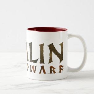 Dwalin Name Zweifarbige Tasse