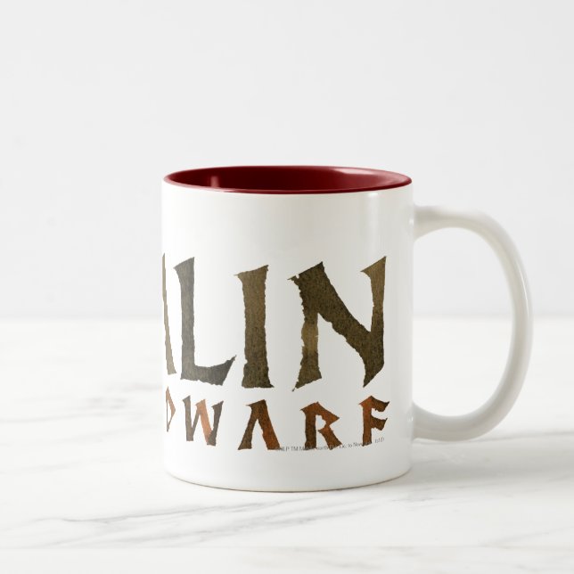 Dwalin Name Zweifarbige Tasse (Rechts)