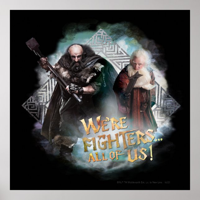 Dwalin und Balin Poster (Vorne)