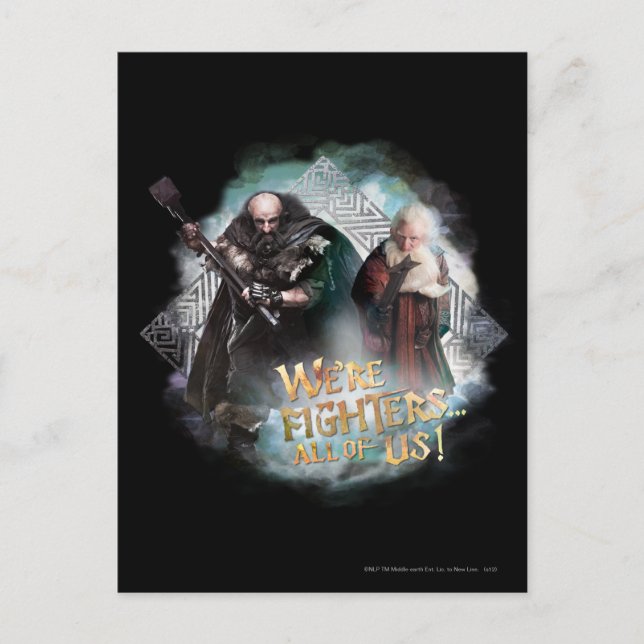Dwalin und Balin Postkarte (Vorderseite)