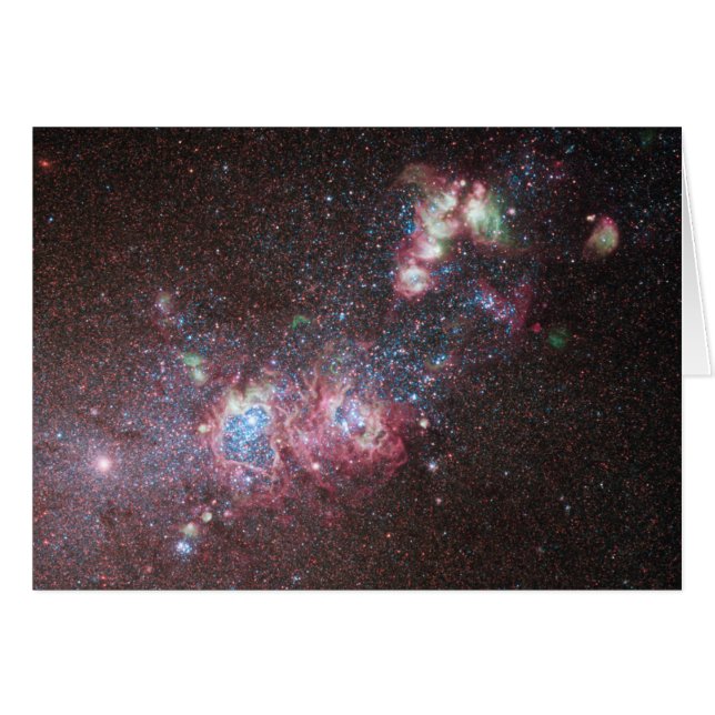 Dwarf Galaxy NGC 4214 (Vorderseite (Horizontal))