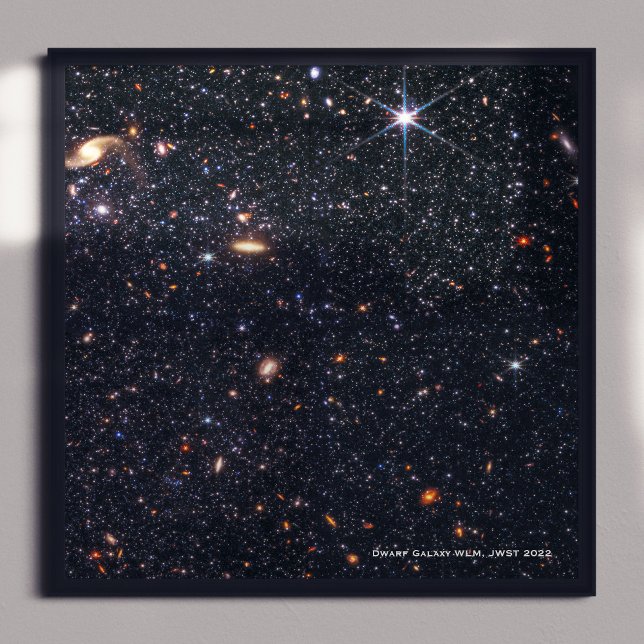 Dwarf Galaxy WLM James Webb Space Telescope Hi-Res Poster (Von Creator hochgeladen)