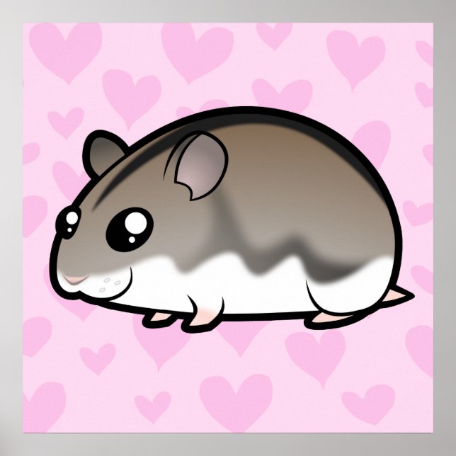 Dwarf Hamster-Liebe Poster (Vorne)
