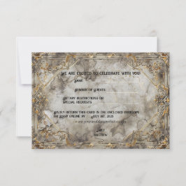 Dwarven Splendor Fantasy Wedding Danke Karte