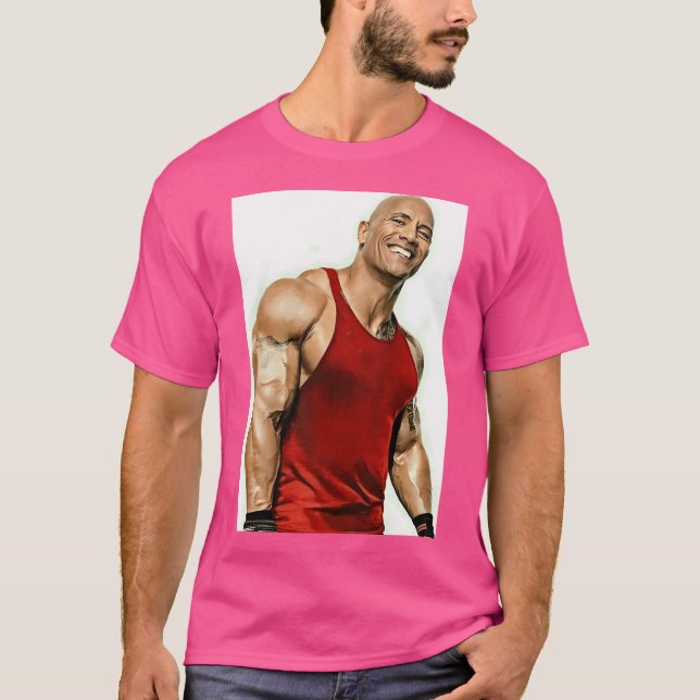 Dwayne Johnson T-Shirt (Vorderseite)