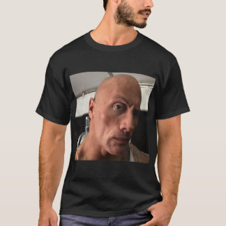 Dwayne The Rock Johnson eyebrow heben meme Classic T-Shirt