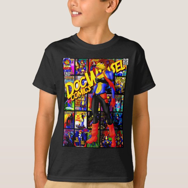 DWB Comix weasel T-Shirt (Vorderseite)