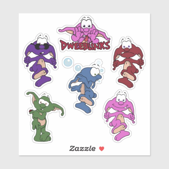 Dweeblinks Aufkleber (Blatt)