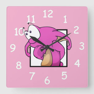 Dweeblinks Quadratische Wanduhr