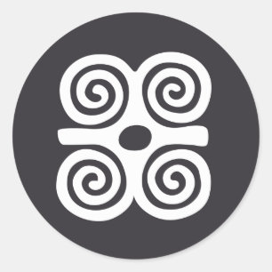 Dwennimmen Runder Aufkleber