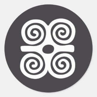 Dwennimmen Runder Aufkleber