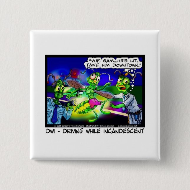 DWI Firefly Funny Gifts T-Shirts & Sammlerstücke Button (Vorderseite)