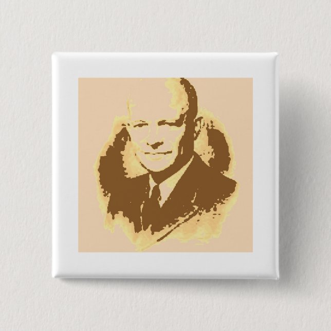 Dwight D Eisenhower Button (Vorderseite)