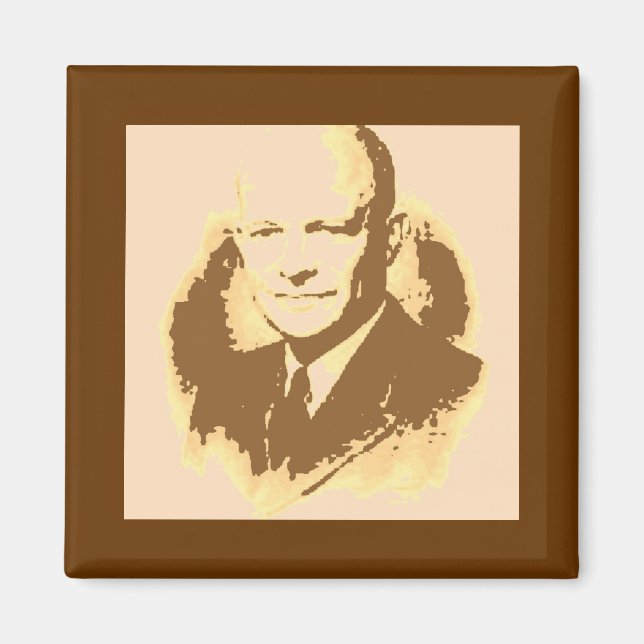 Dwight D Eisenhower Magnet (Vorne)