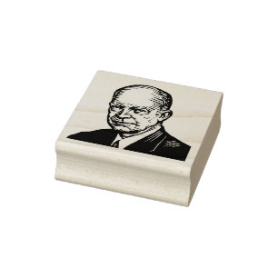 Dwight D. Eisenhower Rubber Briefmarke Gummistempel