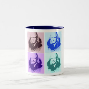 Dwight D Eisenhower Zweifarbige Tasse
