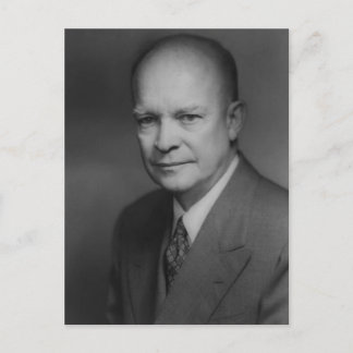 Dwight D. Eiserhower Portrait Postkarte