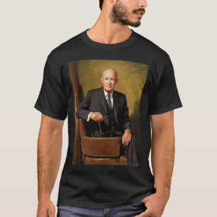 Dwight Eisenhower Präsident Weiße-Haus-Porträt T-Shirt