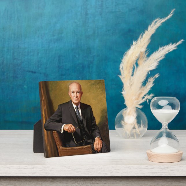 Dwight Eisenhower President White House Portrait Fotoplatte (InSitu)