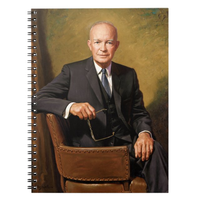 Dwight Eisenhower President White House Portrait Notizblock (Vorderseite)