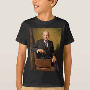 Dwight Eisenhower President White House Portrait T-Shirt