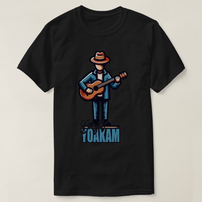 Dwight Yoakam Fan Art T-Shirt (Design vorne)