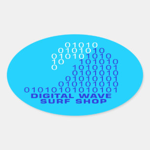 DWSS Logo-Aufkleber Ovaler Aufkleber