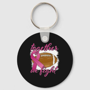 Dxyy Together Fight Breast Cancer Awareness Footba Schlüsselanhänger
