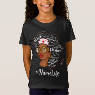 Dy Black Nurse Kostüm Schwarze Geschichte Montag G T-Shirt