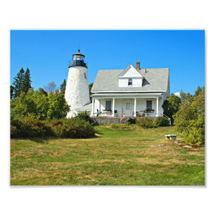 Dyce Head Leuchtturm, Castine Maine Foto Print