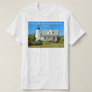 Dyce Head Lighthouse, Castine Maine T - Shirt