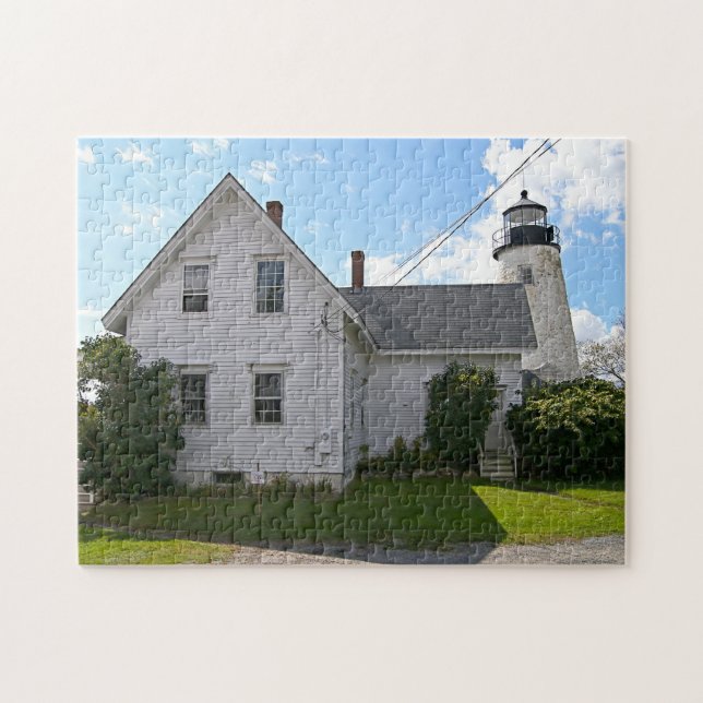 Dyce Head Lighthouse, Maine Jigsaw Puzzle (Horizontal)