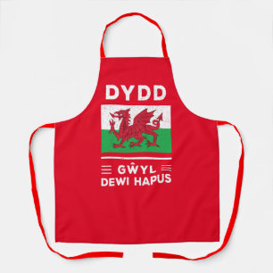 Dydd GÆDewi Hapus Happy St Davids Day 3 Schürze