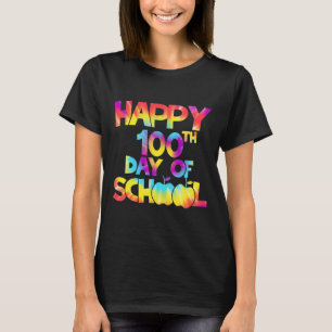 Dye 100 Tage der Schule 100. Schullehrertag T-Shirt