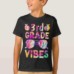Dye 3rd Grade Vibes Lehrer erster Tag zurück zu S T-Shirt