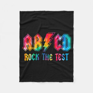 Dye Rock the test Day Exam for Teacher Stu Fleecedecke