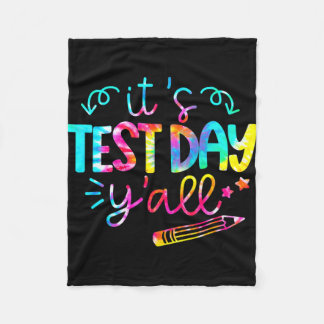 Dye Test Day Teacher T Shirt IT#39; #39;s Testtag Fleecedecke