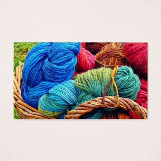 Dyed Wool zum Knittern (Vorderseite)