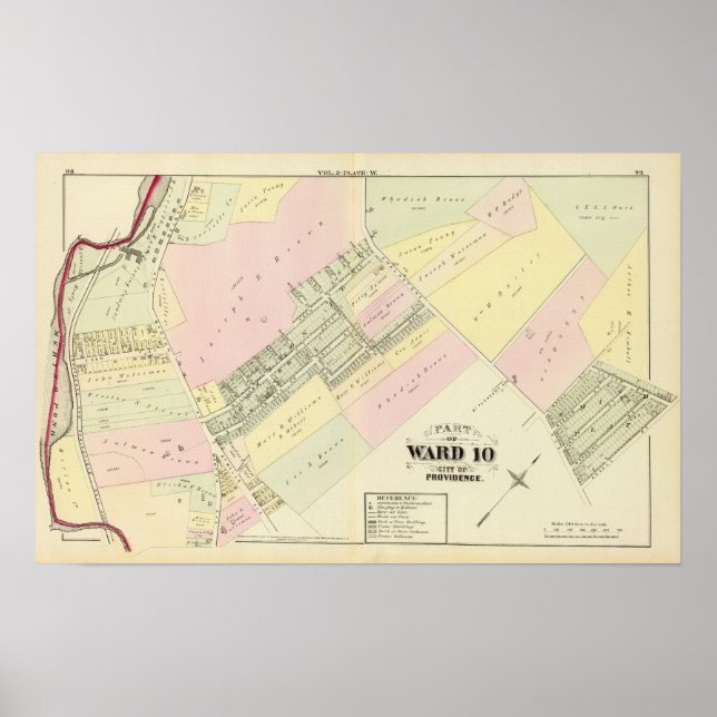 Dyerville Manufacturing Co Atlas Map Poster (Vorne)