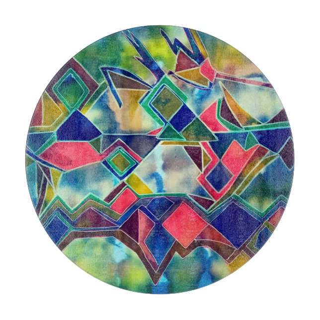 Dyes pattern schneidebrett (Vorderseite)