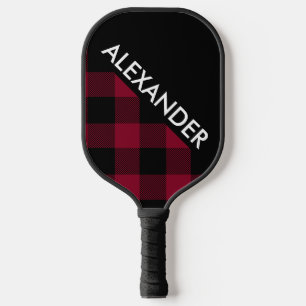 DYI Colors, Black Buffalo Kariert Burg BG S Pickleball Schläger