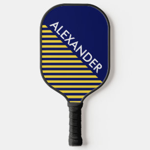 DYI Colors, Stripe Pineapple BG Blue CB S Pickleball Schläger