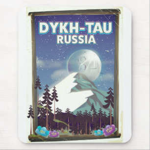 Dykh-Tau Russland Reiseplakat. Mousepad