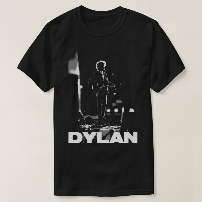 Dylan auf schwarzem Essential-T - Shirt (Design vorne)