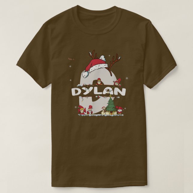 Dylan Christmas Shirt mit Dylan Name für lustige W (Design vorne)