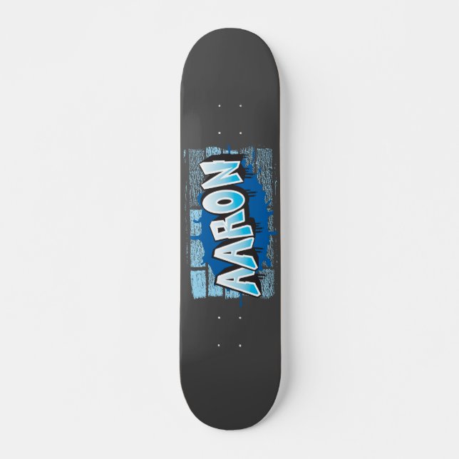 Dylan Graffiti Wall Ihren Namen Skateboard (Vorne)